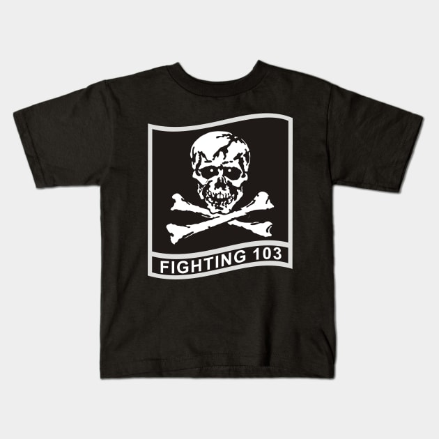 VFA103 Jolly Rogers Kids T-Shirt by MBK